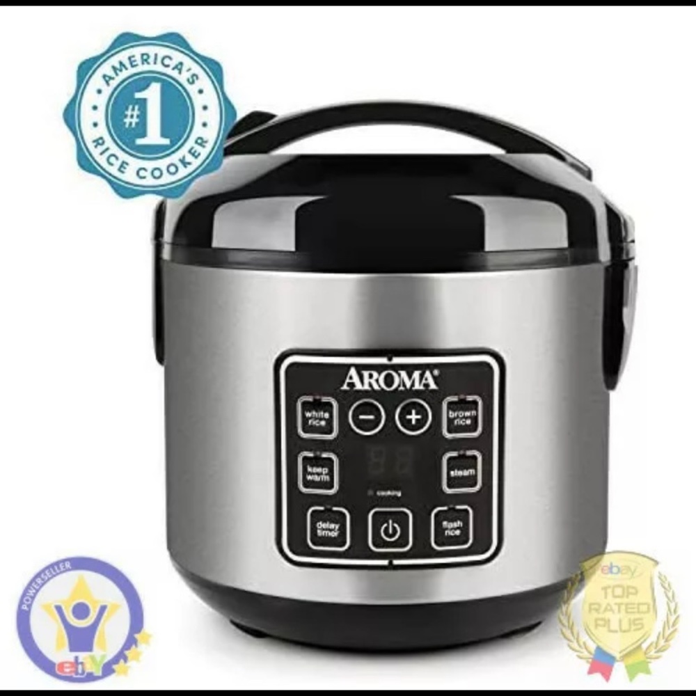 Aroma Stainless Steel Rice Cooker - Picture 7 of 7